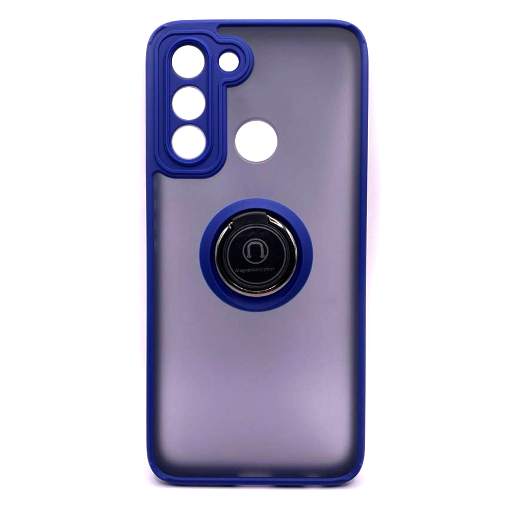 Накладка Totu Gingle Ring для TECNO Pop 5 LTE темно-синя-0